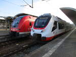 In Saalfeld standen,am 01.Februar 2025 nebeneinander 442 409 und 462 536.