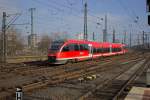 643 044 erreicht am 19.02.15 als RB 51 aus Enschede Dortmund.