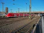 1440 313 und 308 verlassen am 02.01.15 als S8 den Dsseldorfer Hauptbahnhof.