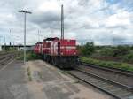 DE72 (98 80 0272 010-6 D-HGK) zeigt sich am 06.08.2012 im Bahnhof Hrth-Kalscheuren.