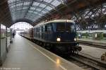 E18 047 (118 047-0) mit dem Schnellzug D 98 der Arbeitsgemeinschaft Westfalendampf von Münster(Westf)Hbf nach Leipzig Hbf, hatte das Zeil den Leipziger Hbf gerade erreicht gehabt.