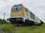 SGL Schienen Gter Logistik GmbH betreibt als  V 500.06   [NVR-Nummer: 92 80 1264 006-8 D-SGL] eine Maxima 40CC, hier in am 17.6.2013 Wuppertal-Oberbarmen.