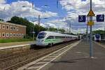 411 030 durchfhrt am 27.07.22 Wuppertal-Oberbarmen auf dem Weg in Richtung Sden.