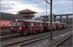 Roter Flitzer in Konstanz.