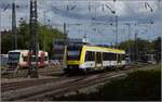 Lint 622 461 der SWEG in Radolfzell wird bereitgestellt für die nächste Fahrt nach Friedrichshafen.