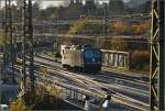 Re 4/4 II 11161 im grünen Farbkleid begibt sich auf Warteposition um IC 187 aus Stuttgart zu übernehmen.