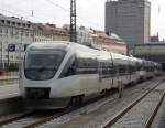 VT 643.21(ex OLA)als BOB86977 von Mnchen Hbf nach Schliersee kurz vor der Ausfahrt in Mnchen Hbf.31.03.2012