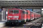 am 28.08.2014 traf ich auf die 111 159-0 im Hbf Mnchen.