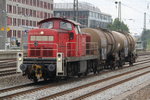 294 575-6 mit schwerer Fracht bei der Durchfahrt in Mnchen-Heimeranplatz.26.07.2016