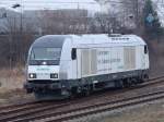 ER20-2007 beim Rangieren im Bahnhof Rostock-Bramow am 16.02.2011