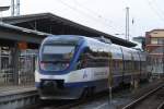 643 114-1 als James Bond zu Gast im Rostocker Hbf 16:02 Uhr ging es zurck nach Gstrow.04.01.2012