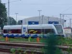 Usedomer Bderbahn abgestellt im BW Rostock Hbf(11.09.10)