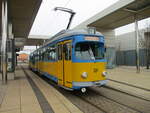 Tw 521,am 26.April 2022,am Gothaer Hauptbahnhof.