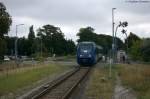 622 414-0 vlexx GmbH als RB51  ODEG  (RB 68858) von Brandenburg Hbf nach Rathenow, bei der Einfahrt in Premnitz Nord.