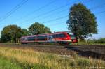 642 166/666  800 Jahre Sachen-Anhalt  als RB13 (RB 17968) von Rathenow nach Stendal, bei Rathenow und nchster Halt ist dann Growudicke.