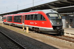 Mit schicken LED´s stand 642 078-9 als RB12(RB 13239)von Rostock Hbf nach Graal-Müritz im Rostocker Hbf.16.09.2016