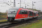 642 052 als RB12 von Rostock Hbf nach Graal-Müritz bei der Bereitstellung im Rostocker Hbf.10.11.2017