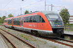 642 051 als RB11(Rostock-Wismar)kurz vor der Ausfahrt im Rostocker Hbf.16.08.2024