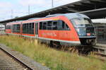 642 684 stand am 24.07.2026 als RB 12 von Rostock Hbf nach Graal-M�ritz im Rostocker Hbf.