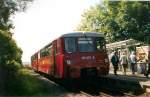 Neustrelitzer 172 001 auf Sonderfahrt in Lauterbach Mole.