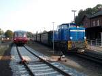 Treffen von 251 901 und dem 172 171 am 21.Juli 2010 in Putbus.