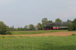 01 1509 und 118 770 mit dem Sonderzug Nürnberg - Dresden bei Unterthölau.