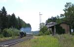 01 519 mit Sonderzug auf dem Weg nach Hof in Röslau.