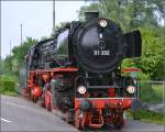 Nach getaner Arbeit, die Wgen sind abgestellt und 01 202 macht sich auf dem Weg ins Locorama in Romanshorn.