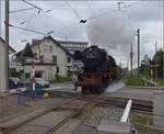 Rundfahrt vom Bodensee durchs Emmental mit 23 058 und Ae 4/7 11022.