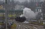 Weihnachtsmarktdampffahrt der Eisenbahnfreunde Zollernbahn.