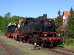 Die 64 491 der DFS am 11.05.2008 in Ebermannstadt. 
