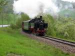 93 1360 beim Einsatz auf der Wutachtalbahn als Fotog�terzug zur Saisoner�ffnung 2010 am 01.