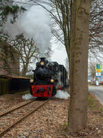 Die Jung Schmalspur Dampflok 20  Haspe  der Selfkantbahn bzw.