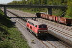 218 494 bei der Einfahrt in Maxhtte-Haidhof am 14.