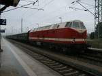 119 158-4 stellte den Strtebekersonderzug nach der Ankunft in Bergen/Rgen,am 29.Juni 2013,ab und fuhr anschlieend zum Tanken nach Mukran.