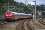 Der IC 18648  Stammstrecken-Shuttle  von Hannover Hbf nach Berlin Ostbahnhof, bei der Ausfahrt aus Rathenow.