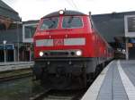 218 453-9 am 28.11.09 in Lbeck Hbf