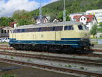In der Sonne von Meiningen stand,am 15.Mai 2026,die RPRS 218 447.