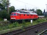 Eine DB 232 steht am 30.08.2010 im Bahnhof Gladbeck-West.