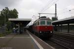 232 309-5 DB Schenker Rail Deutschland AG mit einem gemischtem Gterzug, bei der Durchfahrt im Brandenburger Hbf und brachte den Gterzug nach Brandenburg Altstadt.