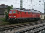 233 322-7,am 21.Juli 2011,neben,alten Kleinbahnhof in Bergen/Rgen.