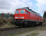 233 511-5 auf Solo Fahrt in der Güterumgehung unweit vom Rostocker Hbf.03.04.2022