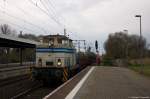 345 268-7 ITB - Industrietransportgesellschaft mbH Brandenburg mit einem Nahgüterzug von Brandenburg Altstadt nach Brandenburg Gbf, bei der Durchfahrt im Brandenburger Hbf.