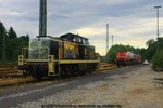 RPRS  291 034 - 7 mit Ausbildungszug Gefahrgut abgestellt am 01.08.2016 in Stade Gbf.