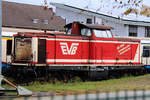 211 323-1 am 03.11.2019 in Bremervörde / evb Betriebshof.