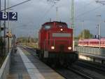 Frh Feierabend hatte 298 318 als Sie bereits am Morgen,vom 08.Oktober 2011,von Stralsund kommend durch Bergen/Rgen nach Mukran fuhr.