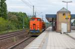 Lok 61 (293 061-8) & Lok 63 (293 063-4) ArcelorMittal Eisenhüttenstadt GmbH kamen durch Berlin Jungfernheide und fuhren weiter in Richtung Berlin Gesundbrunnen.