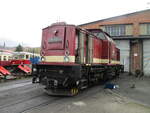 Das Harzkamel 199 872,am 24.April 2023,im Bw Wernigerode Westerntor.