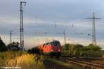 Lok 20 (228 501-3) WFL - Wedler & Franz Lokomotivdienstleistungen GbR mit einem Fcs Ganzzug in Satzkorn und fuhr in Richtung Golm weiter.