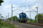 V 662 (360 555-7) MWB - Mittelweserbahn GmbH als Lz in Vietznitz, in Richtung Paulinenaue weiter gefahren.